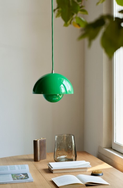 Cветильник  Flowerpot Pendant VP1 &TRADITION подвесной/металл/полированная медь 230х230х160h