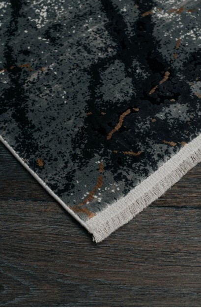 Ковер EKOHALI Fresco FS 16 grey/black 160x230