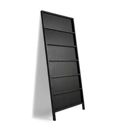 Стеллаж Oblique Big MOOOI массив дуба/бук black stained 1050х60х2860h
