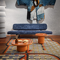 Стол Obon MOOOI керамика/terracotta 920х440х280h