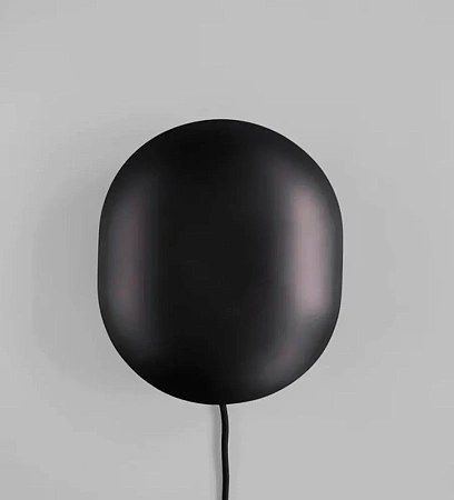 Настенный светильник Clam, Burned Black 220x140x260h