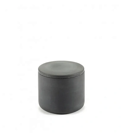 Банка S с крышкой SERAX фарфор/dark grey коллекция Cose