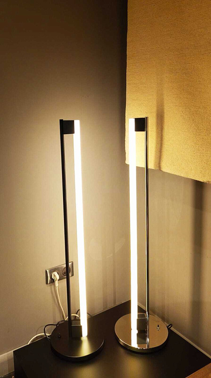 Лампа напольная Tube Light ,хром