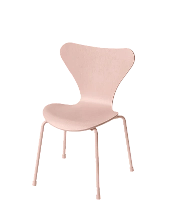 Стул 3177 детский FRITZ HANSEN фанера/сталь/pink 420х400х600h