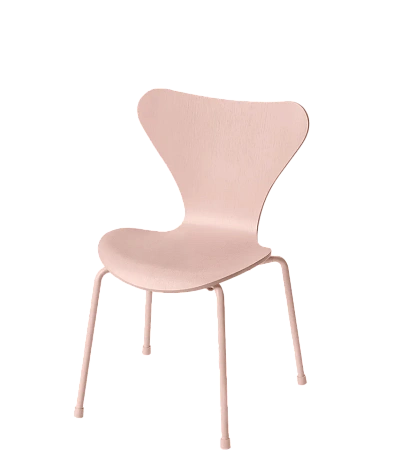 Стул 3177 детский FRITZ HANSEN фанера/сталь/pink 420х400х600h