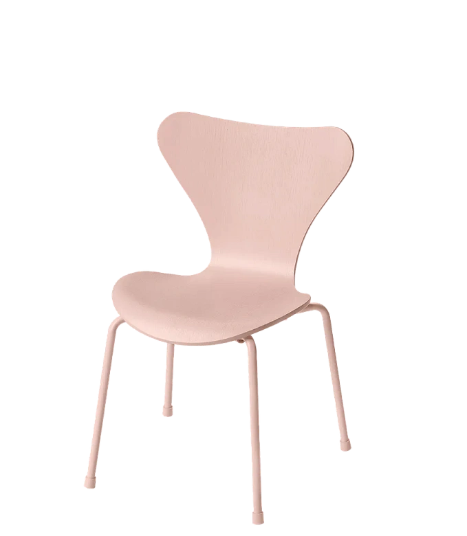 Стул 3177 детский FRITZ HANSEN фанера/сталь/pink 420х400х600h