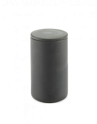 Банка L с крышкой SERAX фарфор/dark grey коллекция Cose
