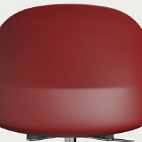 Кресло N02™ Recycle FRITZ HANSEN  алюминий/пластик/dark red 625х625х900h