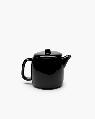 Чайник SERAX фарфор/глазурь/black 121х121х133h объем 900ml коллекция Passe-Partout