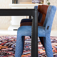Кресло Diamond Arms MOOOI сталь/пена/ткань 560х400х800h коллекция Monster