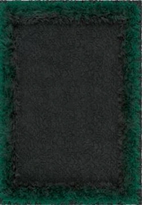 Ковер Feather KASTHALL шерсть/лен  graphite/green 2000х3000