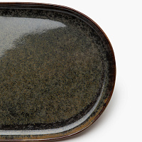 Поднос SERAX stoneware/indi grey 250х150х15h