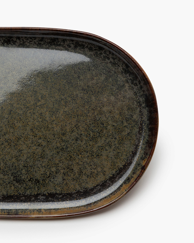 Поднос SERAX stoneware/indi grey 250х150х15h
