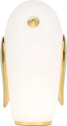 Лампа настольная Noot Noot MOOOI стекло/фарфор/white/gold 180х200х330h коллекция Pet Light