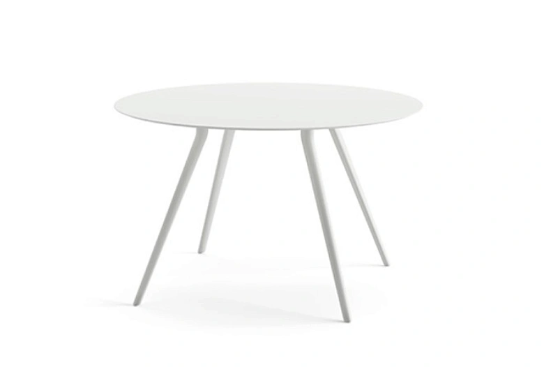 Стол Meety ARPER  ламинат/алюминий white matt d1190х725h