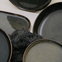 Поднос SERAX stoneware/indi grey 250х150х15h