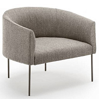 Кресло Era LIVING DIVANI сталь/ткань 800х720х710h