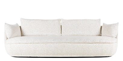 Диван Bart base MOOOI массив/пена/жаккард/white 2350х1000х600h