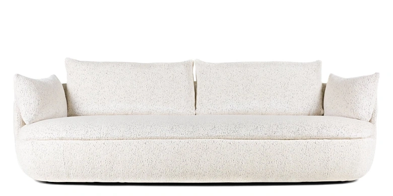 Диван Bart base MOOOI массив/пена/жаккард/white 2350х1000х600h