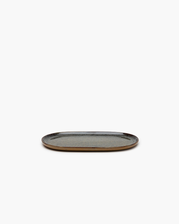 Поднос SERAX stoneware/indi grey 250х150х15h