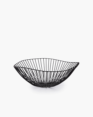 Корзина Cesira SERAX металл/black 390х390х130h коллекция Metal Sculptures