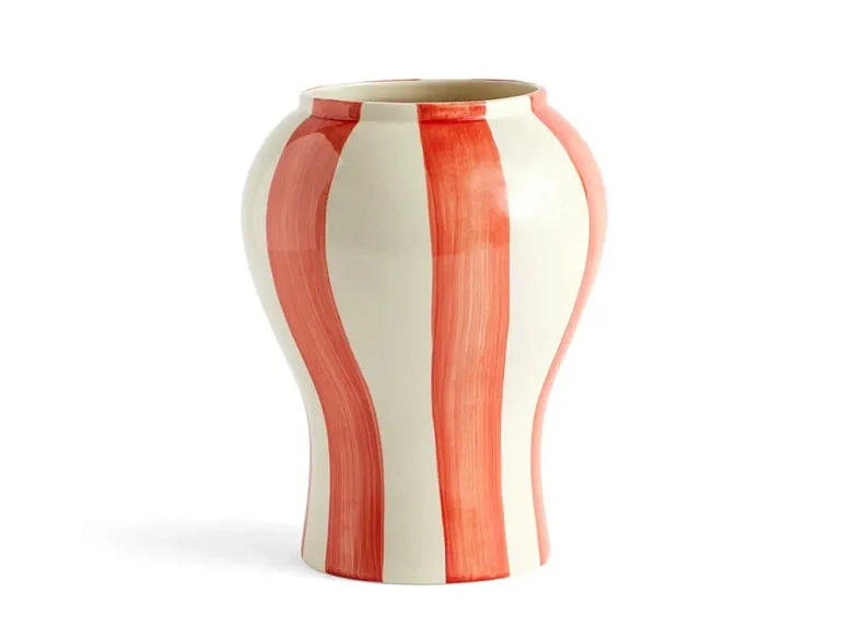 Ваза Sobremesa Stripe HAY red