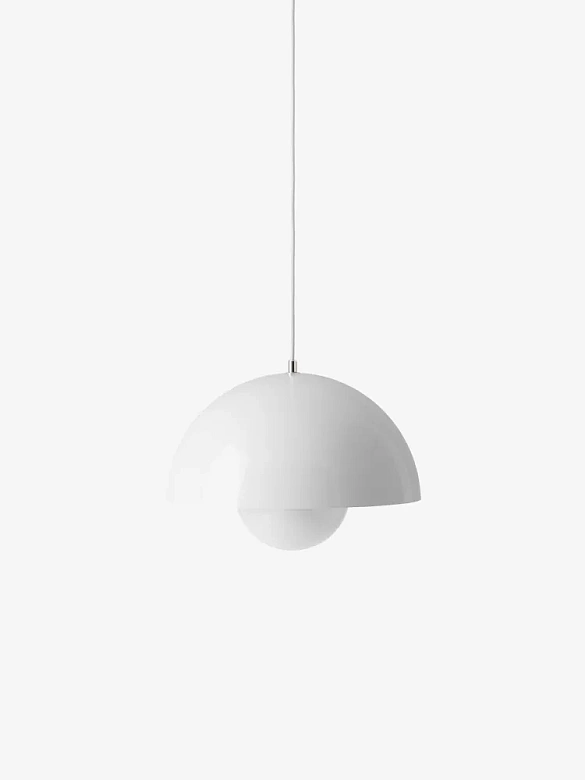 Cветильник  Flowerpot Pendant VP7 &TRADITION подвесной/металл/белый глянец  370х370х270h