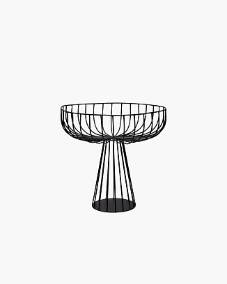 Корзина Catu XL SERAX металл/black 300х300х280h коллекция Metal Sculptures