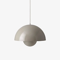 Подвесной светильник Flowerpot Pendant VP2, серо-бежевый
