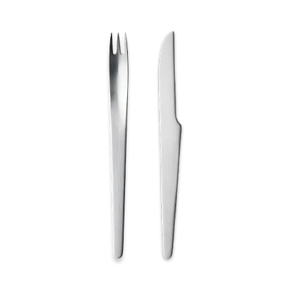 Набор для закусок вилка/нож GEORGE JENSEN коллекция ARNE JACOBSEN (8 шт)