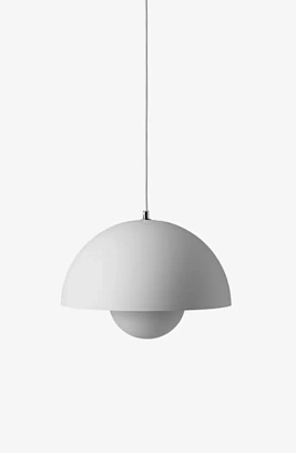 Cветильник  Flowerpot Pendant VP1 &TRADITION подвесной/металл/матовый серый 230х230х16h