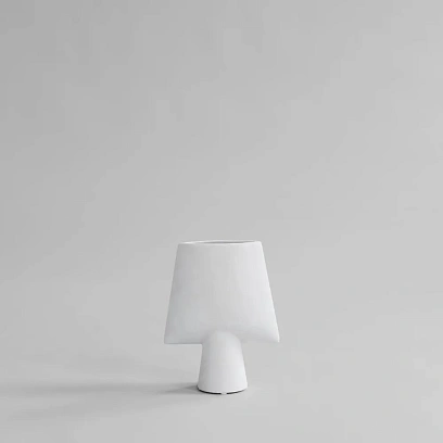 Ваза Sphere Square, Mini - Bone White 200х90х250h