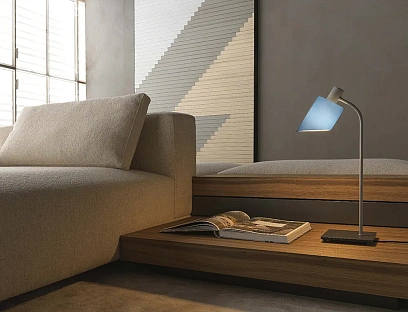 Лампа настольная LAMPE DE BUREAU TABLE BLUE GREY