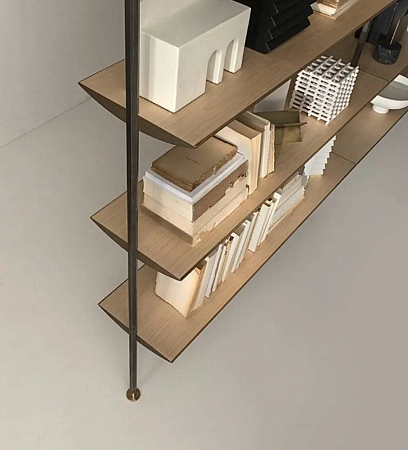 Полка Sailor LIVING DIVANI сталь/массив/алюминий 750х330х35h