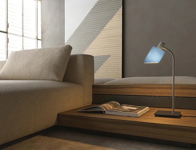 Лампа настольная LAMPE DE BUREAU TABLE BLUE GREY