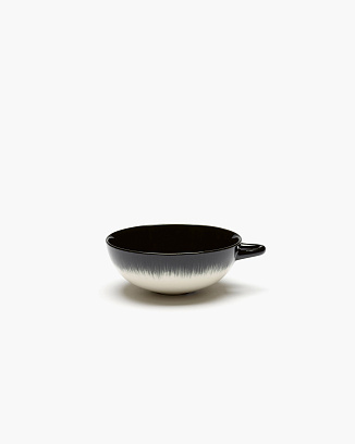 Чашка 20 CL, De Off-white / black, var B 12,7х10,9х4,1