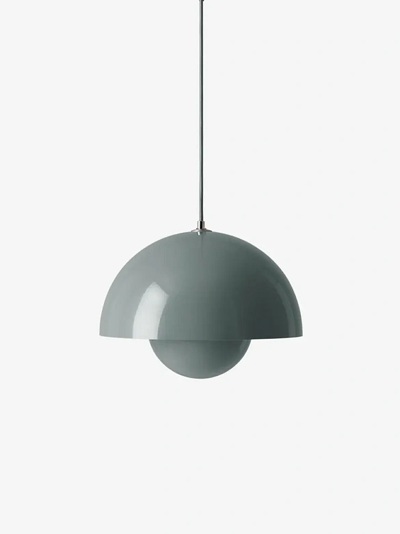 Cветильник подвесной &TRADITION Flowerpot Pendant VP7 темно-серый