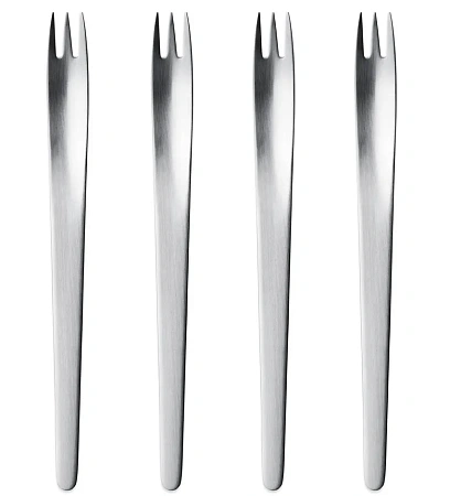 Набор вилки для торта GEORGE JENSEN коллекция ARNE JACOBSEN (4 шт)