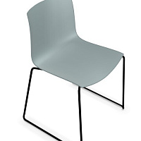 Стул Catifa 46 ARPER сталь/полипропилен/grey black 510х560х800h
