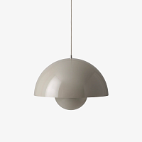 Подвесной светильник Flowerpot Pendant VP2, серо-бежевый
