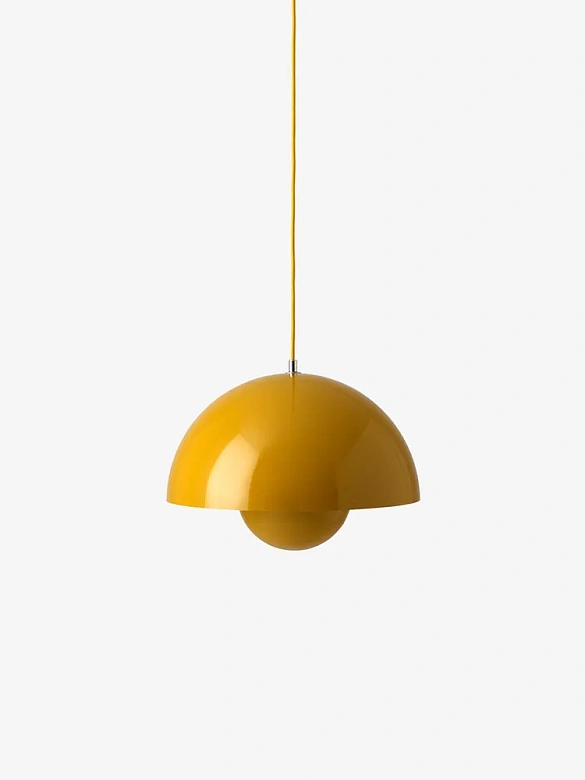 Cветильник подвестной &TRADITION Flowerpot Pendant VP7 горчичный