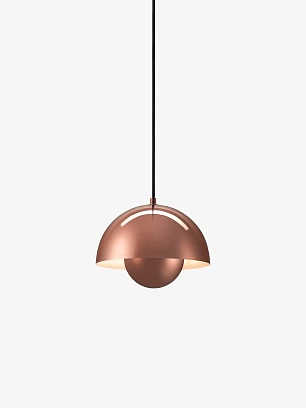 Cветильник  Flowerpot Pendant VP1 &TRADITION подвесной/металл/полированная медь 230х230х160h