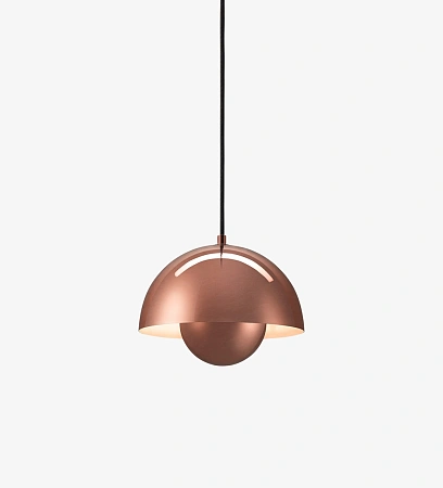 Cветильник  Flowerpot Pendant VP1 &TRADITION подвесной/металл/полированная медь 230х230х160h
