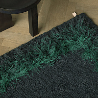 Ковер Feather KASTHALL шерсть/лен  graphite/green 2000х3000