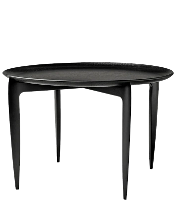 Столик Tray L FRITZ HANSEN фанера/лак/black 600х390h