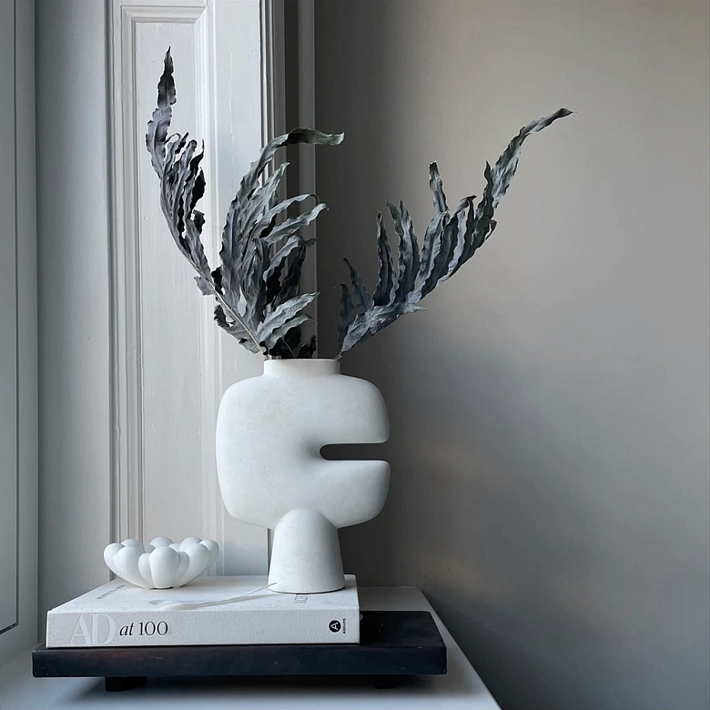 Ваза Bloom, Mini 101COPENHAGEN Bone White 155x155x60h