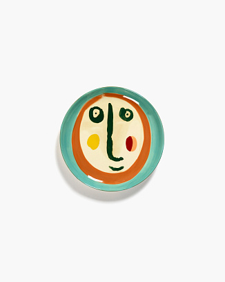 Тарелка  S SERAX керамика/colorful/face 190х190х2h коллекция Feast table