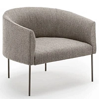 Кресло Era LIVING DIVANI сталь/ткань 800х720х710h